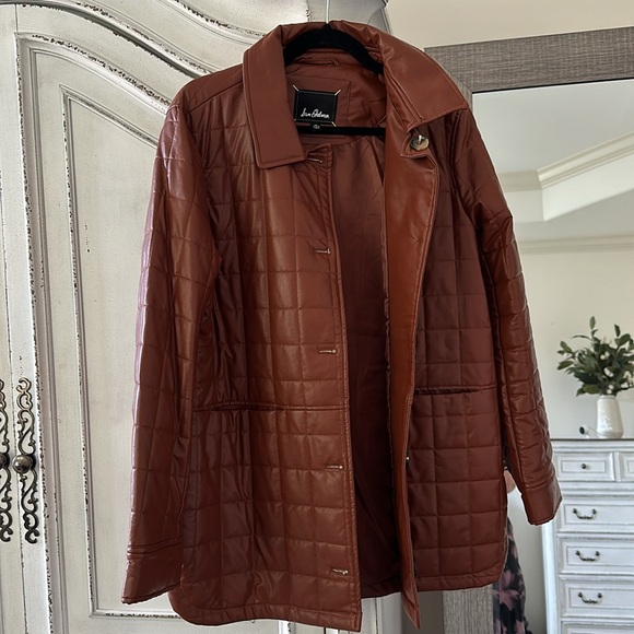 Beautiful Sam Edleman Leather Coat - Picture 3 of 5